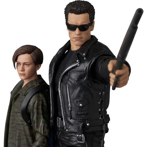 MEDICOM TOY MAFEX No.280 T-800 T2 Ver. & John Connor Terminator 2 Action Figures