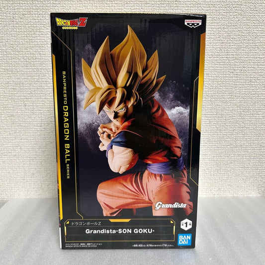 Dragon Ball Z figure Son Goku unopened Bandai Prize Grandista From Japan