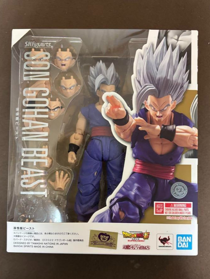 USED Tamashii S.H.Figuarts Son Gohan Beast Dragon Ball Super Hero