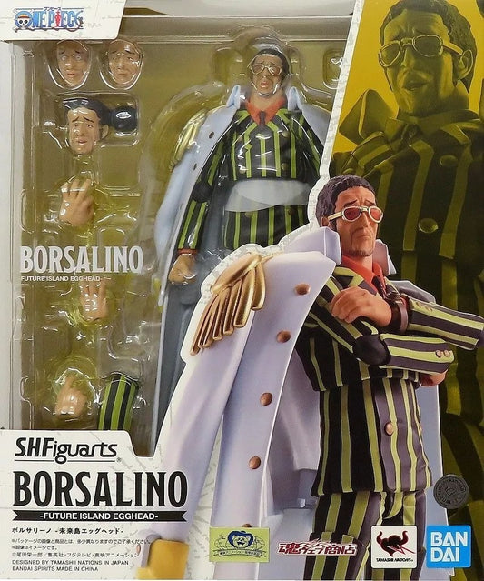 S.H.Figuarts One Piece Borsalino Future Island Egghead Bandai Japan USED