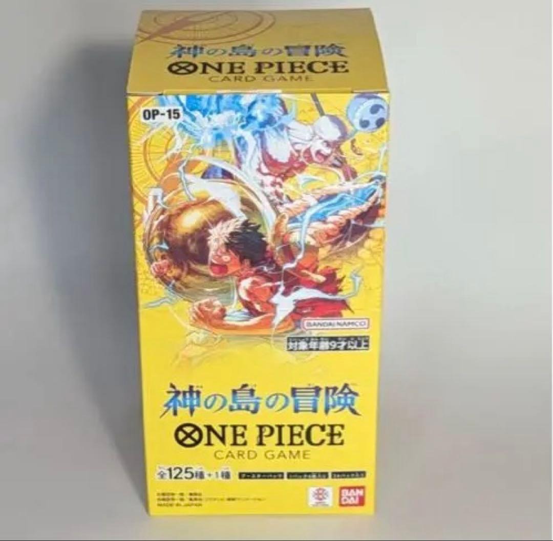 ONE PIECE Adventure on KAMI’s Island OP-15 OP15 Box Japanese Card Tape SEALED