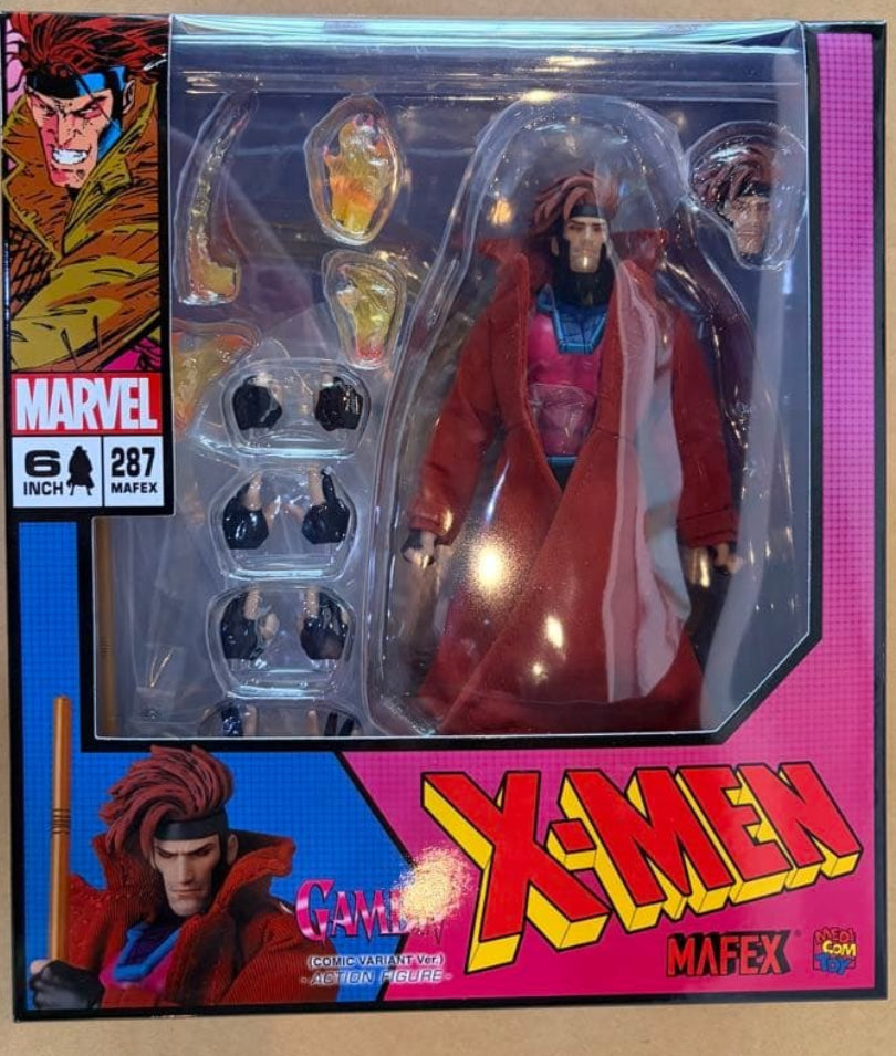 MEDICOM TOY MAFEX No.287 Gambit Comic Variant X-MEN Figure Feb 2026 From JAPAN