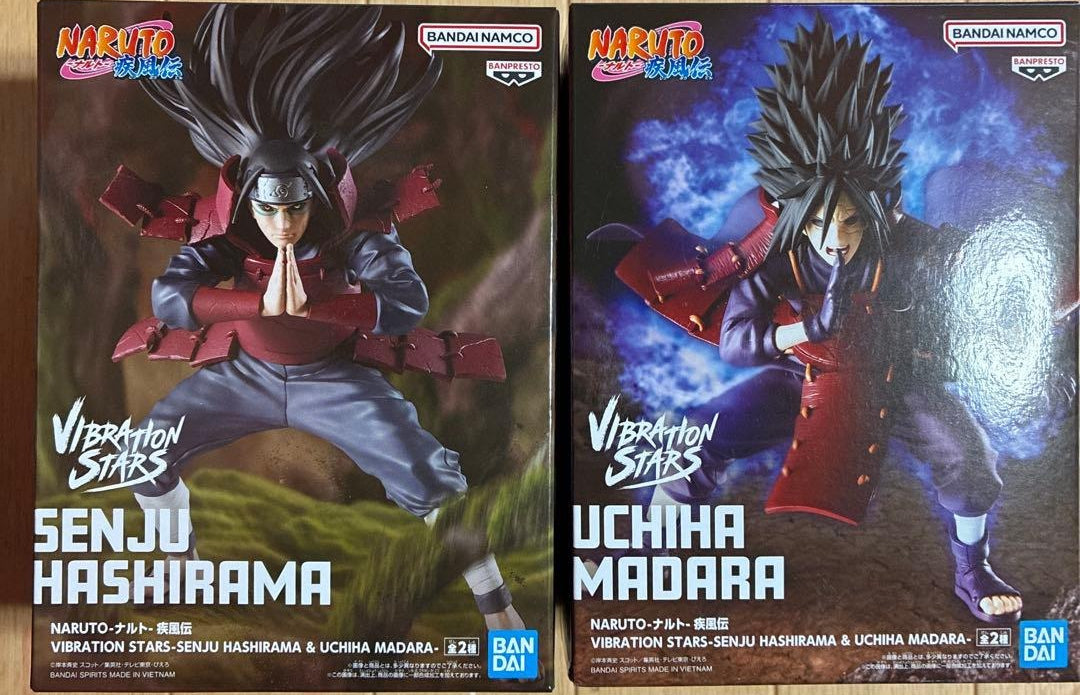 Naruto Shippuden Senju Hashirama & Uchiha Madara Figure 2-Piece Set