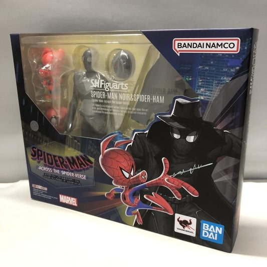 S.H.Figuarts Spider-Man Noir & Spider-Ham Action Figure Set from Japan