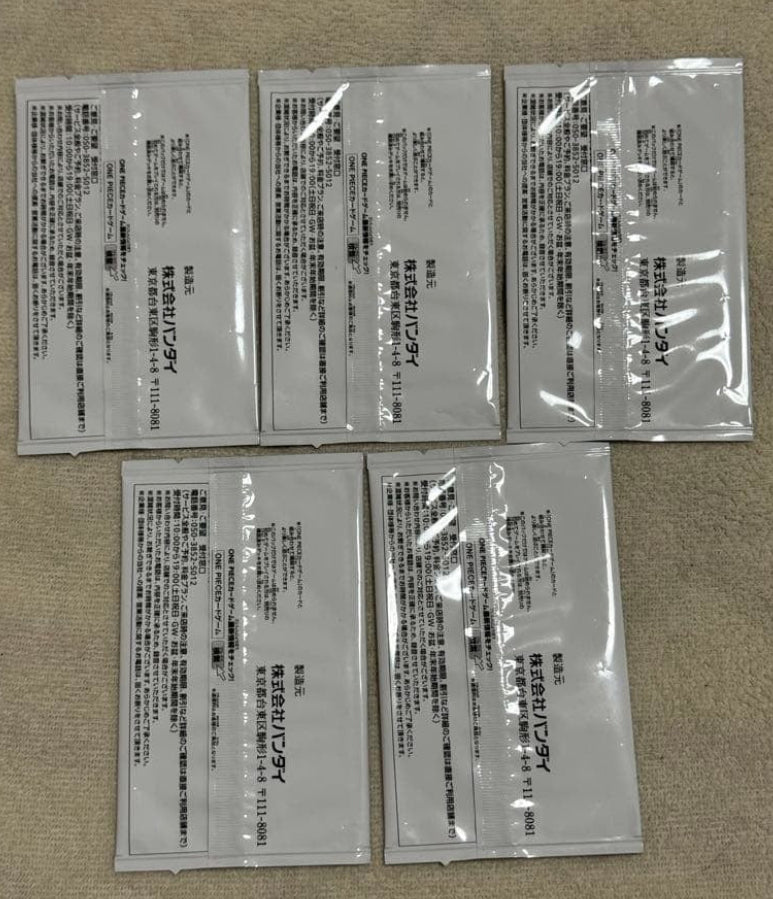 ONE PIECE Card Game ROUND1 Promotion Pack 5 Sealed Packs Japanese 2026