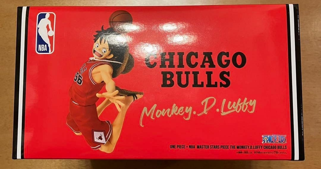 ONE PIECE × NBA MASTER STARS Monkey D. Luffy Chicago Bulls Figure BASE SHOP JPN