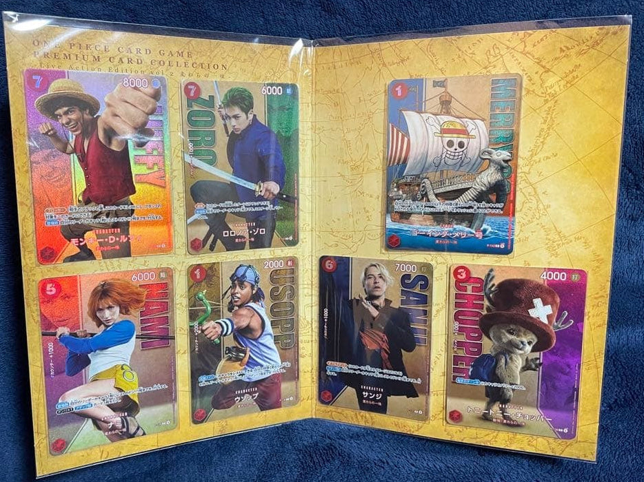 ONE PIECE Card Game Premium Card Collection Live Action Vol.2 Straw Hat JAPAN