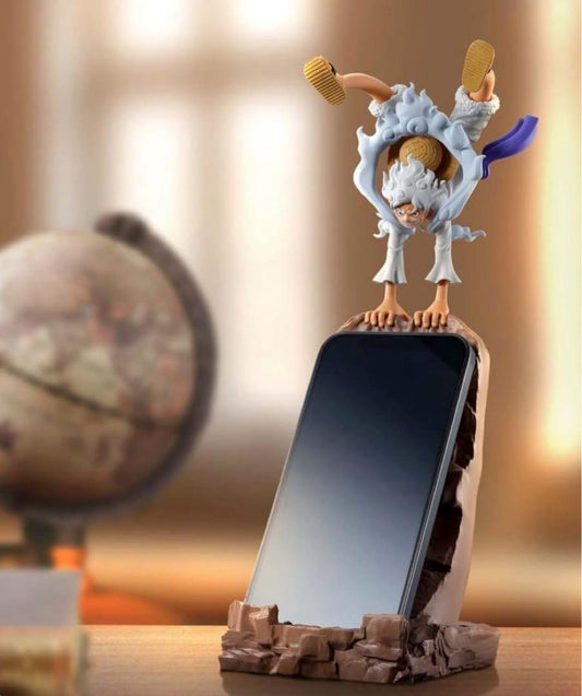 One Piece Fig Life Luffy Gear 5 Nika Smartphone Stand