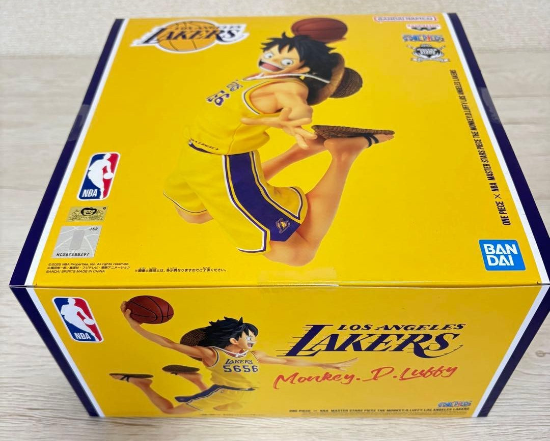 ONE PIECE x NBA Master Stars Piece Monkey D. Luffy Los Angeles Lakers Figure JPN