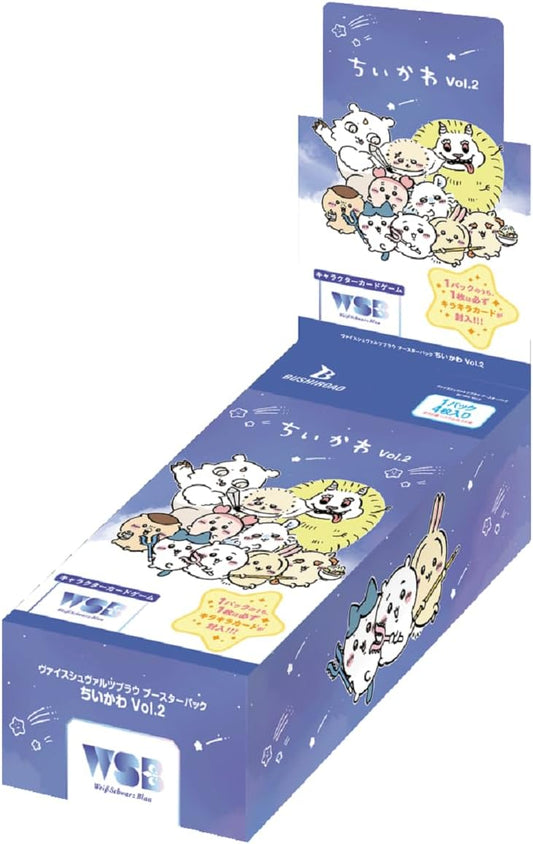 Chiikawa Vol.2 Weiss Schwarz Blau TCG Booster Box in Japanese Bushiroad Sealed