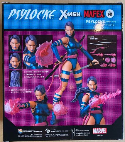 Medicom Toy MAFEX No.141 PSYLOCKE COMIC Ver. Height 150mm Action Figure