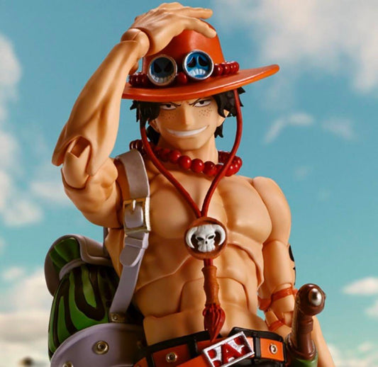 S.H. Figuarts One Piece Portgas D. Ace Action Figure Flame Fist BANDAI 2025