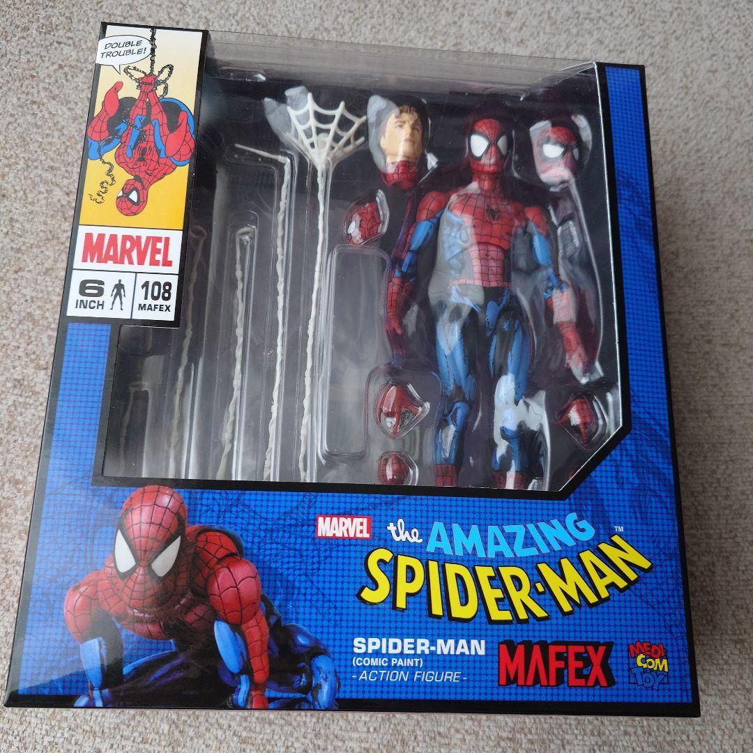 Medicom Toy MAFEX No.108 Marvel The Amazing Spider Man Comic Paint Action Figure