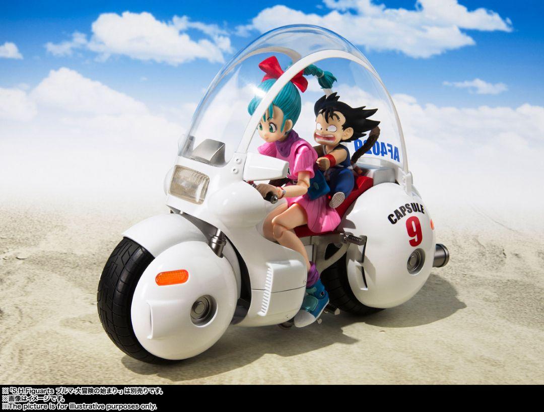 Bandai S.H.Figuarts Bulma Adventure & Motorcycle Hoipoi Capsule No.9 Dragon Ball