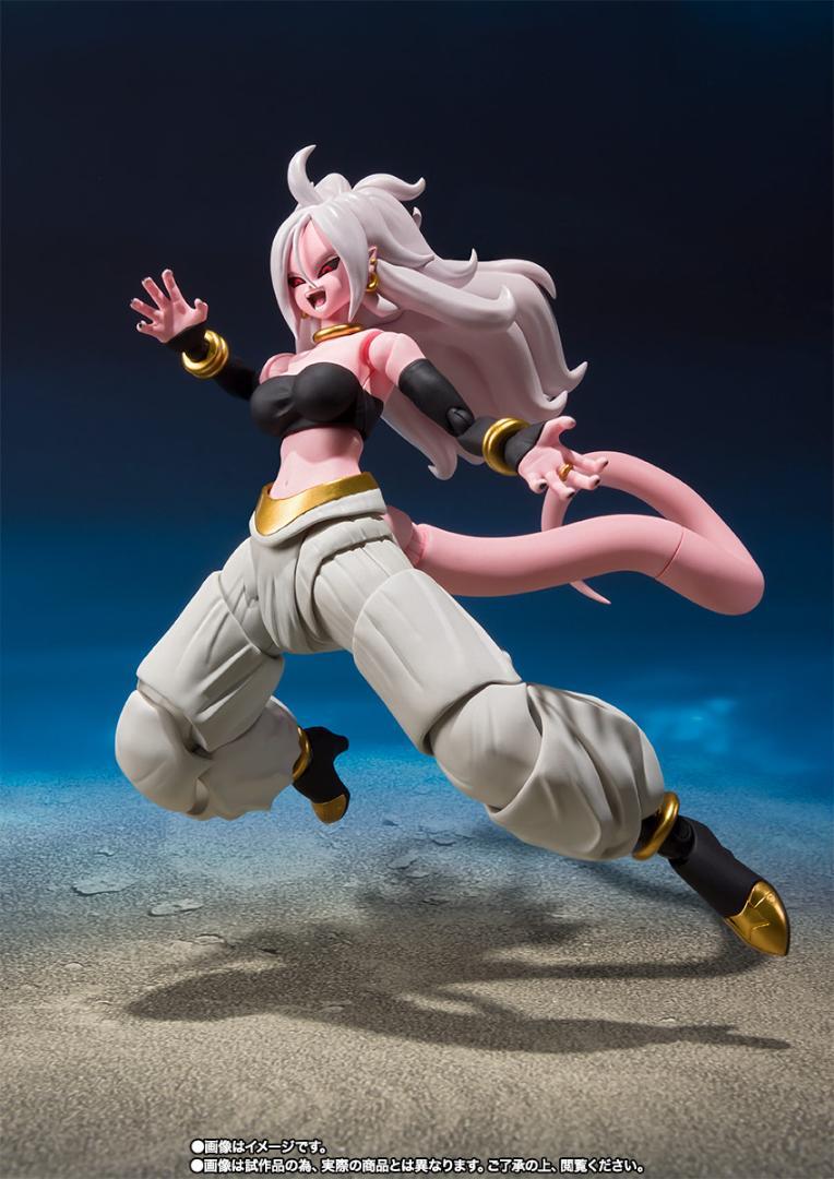 S.H.Figuarts Action Figure: Android No.21 Dragon Ball Fighters Z Lab Coat Ver. by Bandai SHF