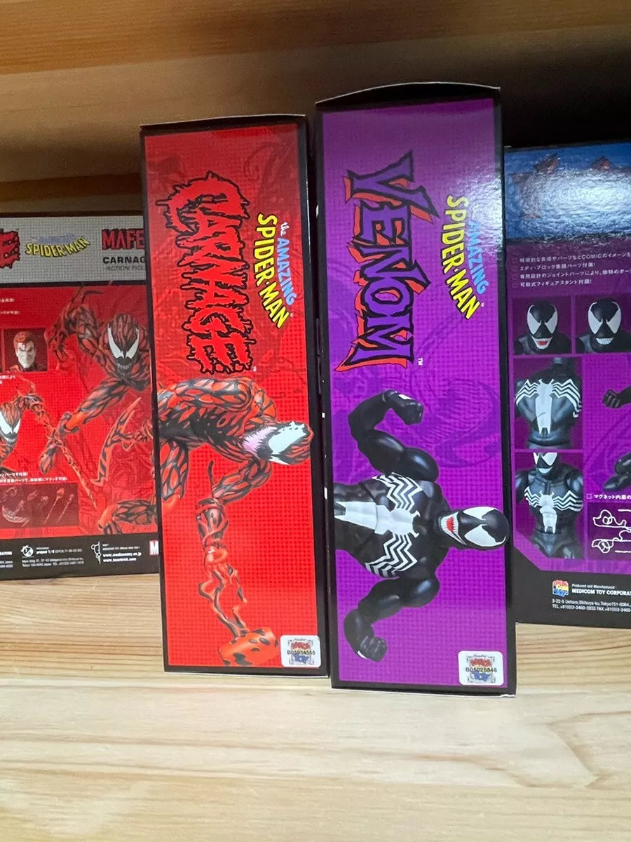 MAFEX No.088 Venom & No.118 Carnage Comic Versions Restocking Late November 2024