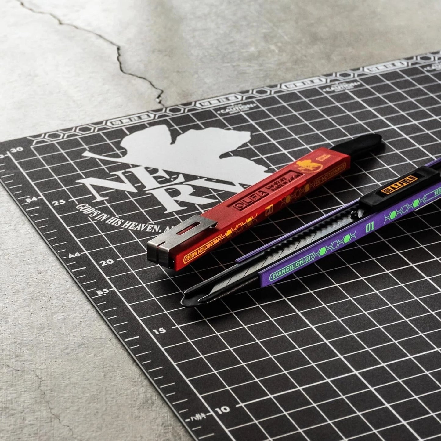 A.T. FIELD OLFA Evangelion Craft Cutter ATF Series 01 & 02 Set Craft Tools