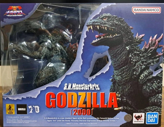 BANDAI SPIRITS S.H.MonsterArts Godzilla 2000 Godzilla x Megaguirus Figure JAPAN