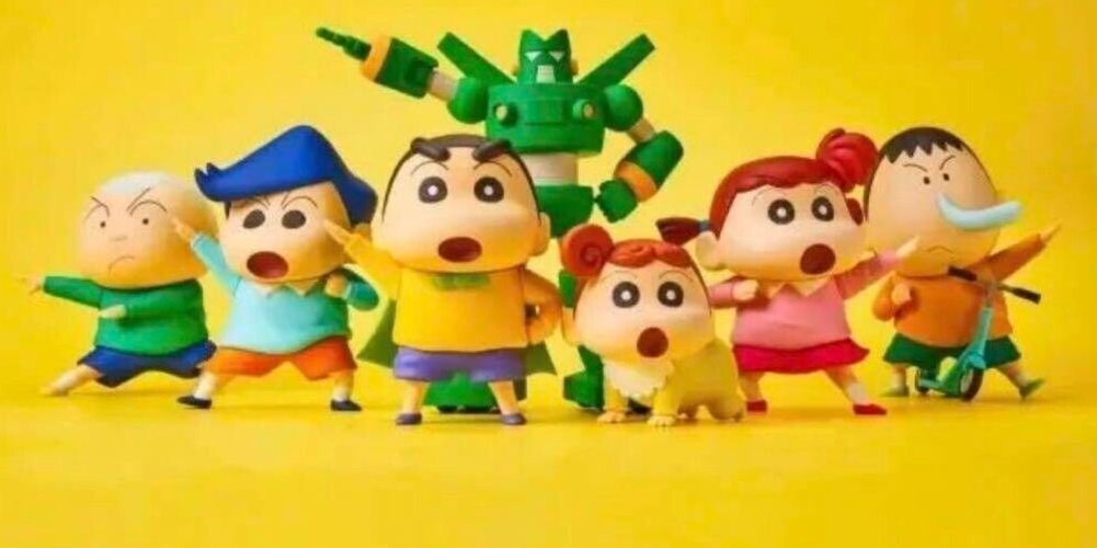 Crayon Shin-chan Kasukabe Defense Forces Figure Set Vol.1, 2, 3,Robo,Set of 7