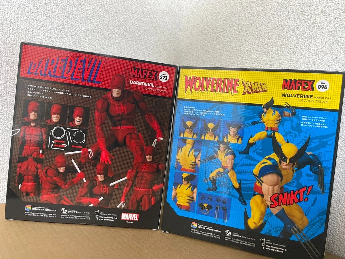 MEDICOM TOY MAFEX Wolverine No.096 & Daredevil No.223 April 2026 Pre-Order