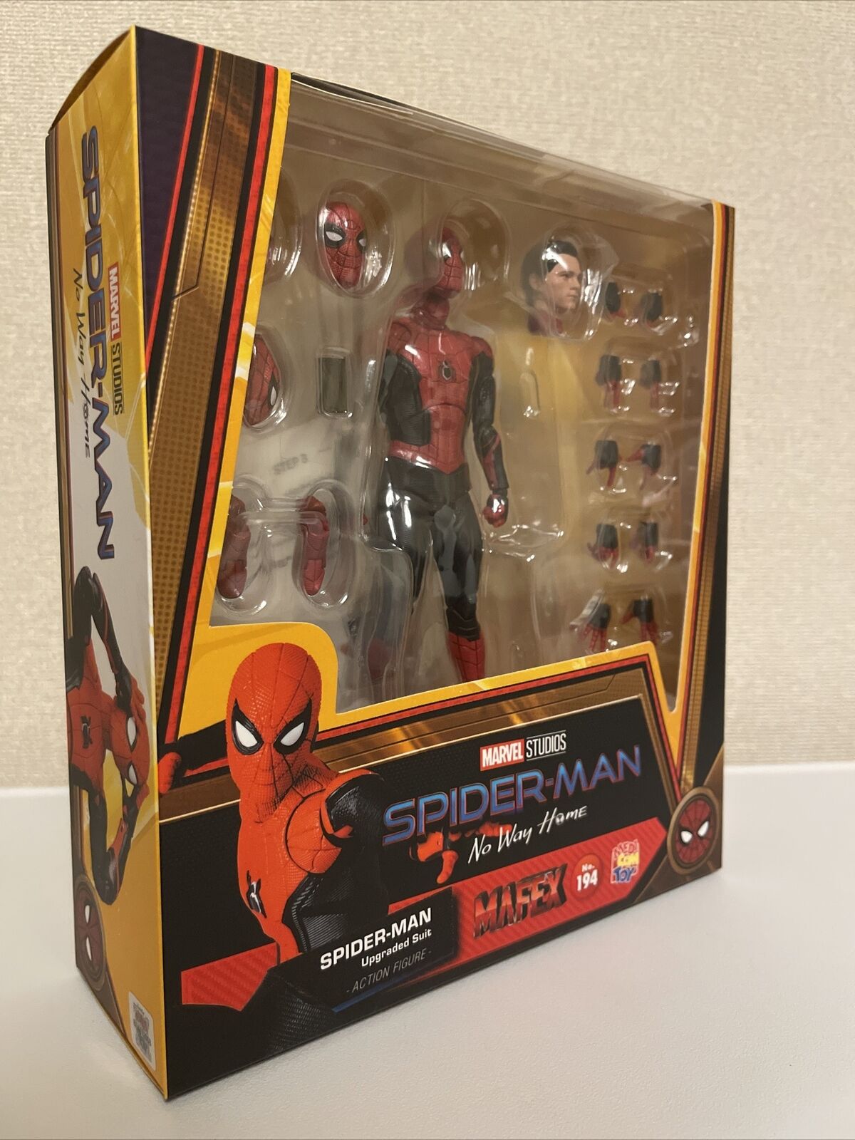 No.194 MAFEX SPIDER-MAN UPGRADED SUIT (NO WAY HOME) by MEDICOM TOY