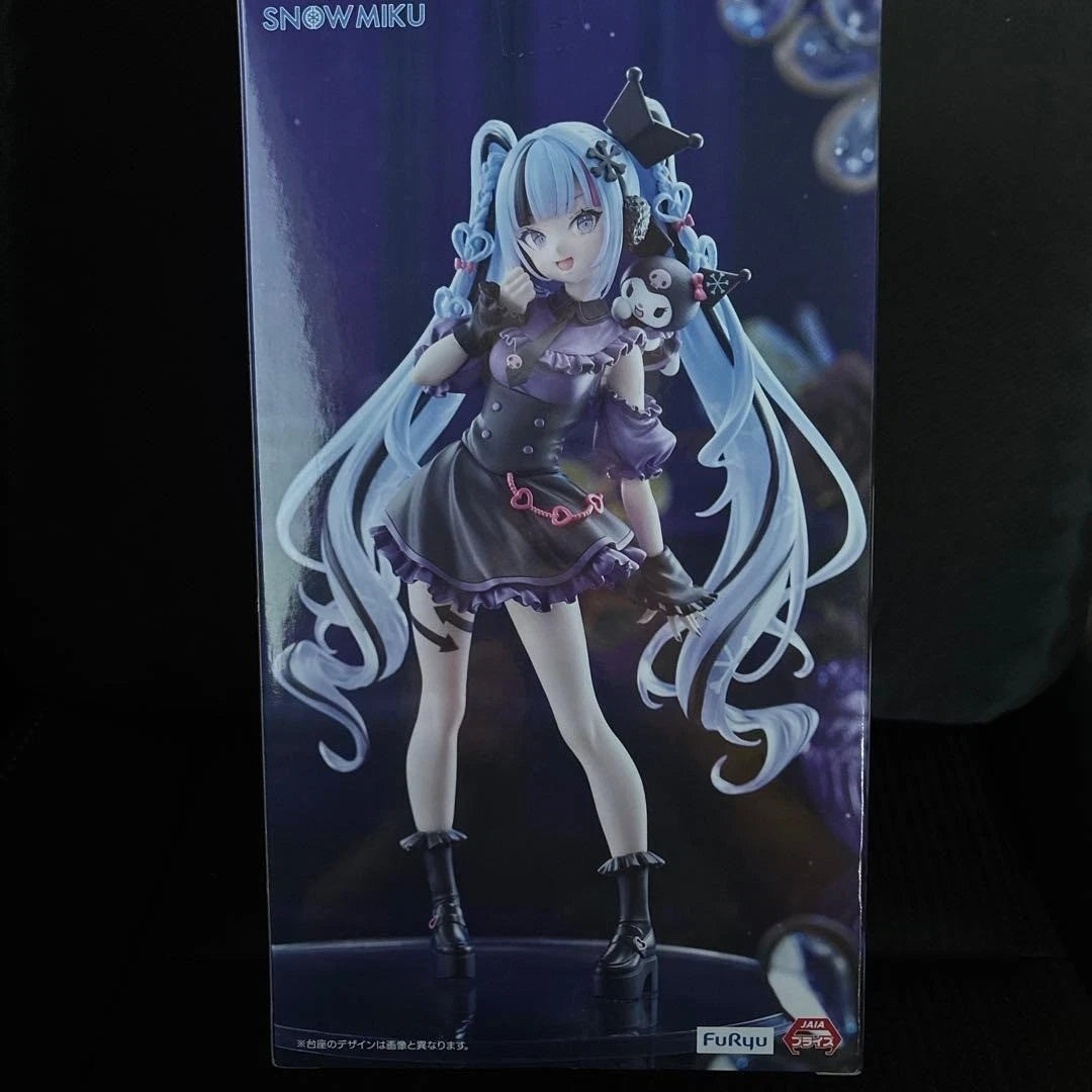 FuRyu Hatsune Miku Trio-Try-iT Figure Snow Miku x Kuromi Sanrio Collab Japan