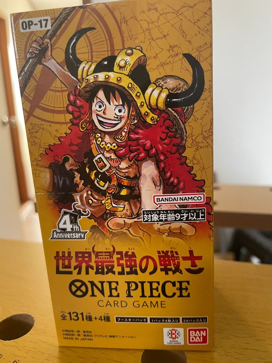 One Piece Card Game OP-17 The World's Strongest Warrior Booster Box Sealed Japanese