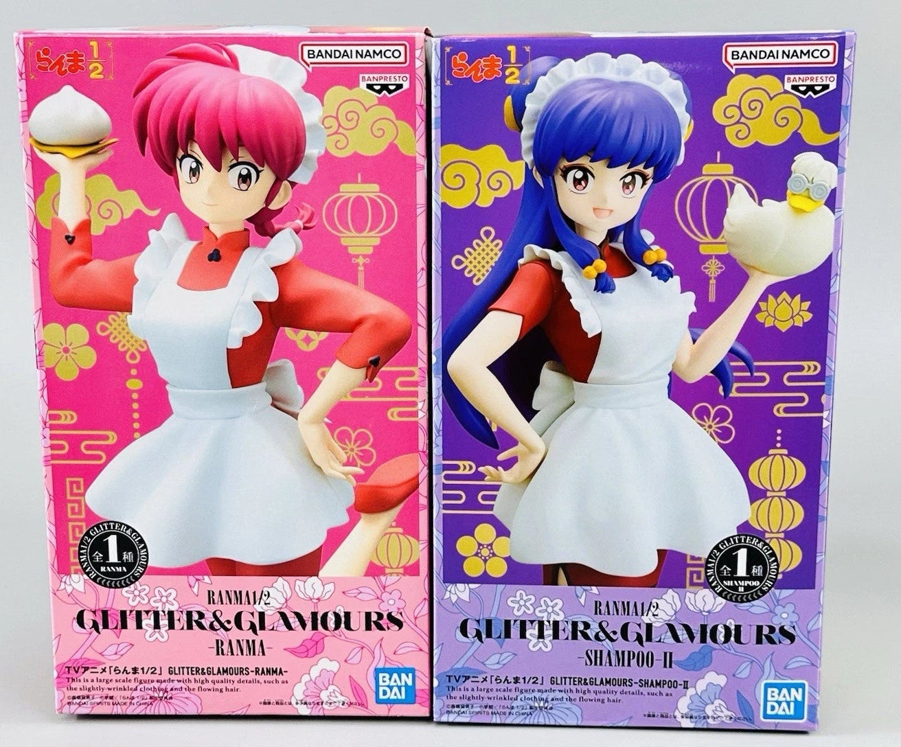 Banpresto Ranma 1/2 GLITTER & GLAMOURS Ranma Shampoo Ⅱ Figure Set