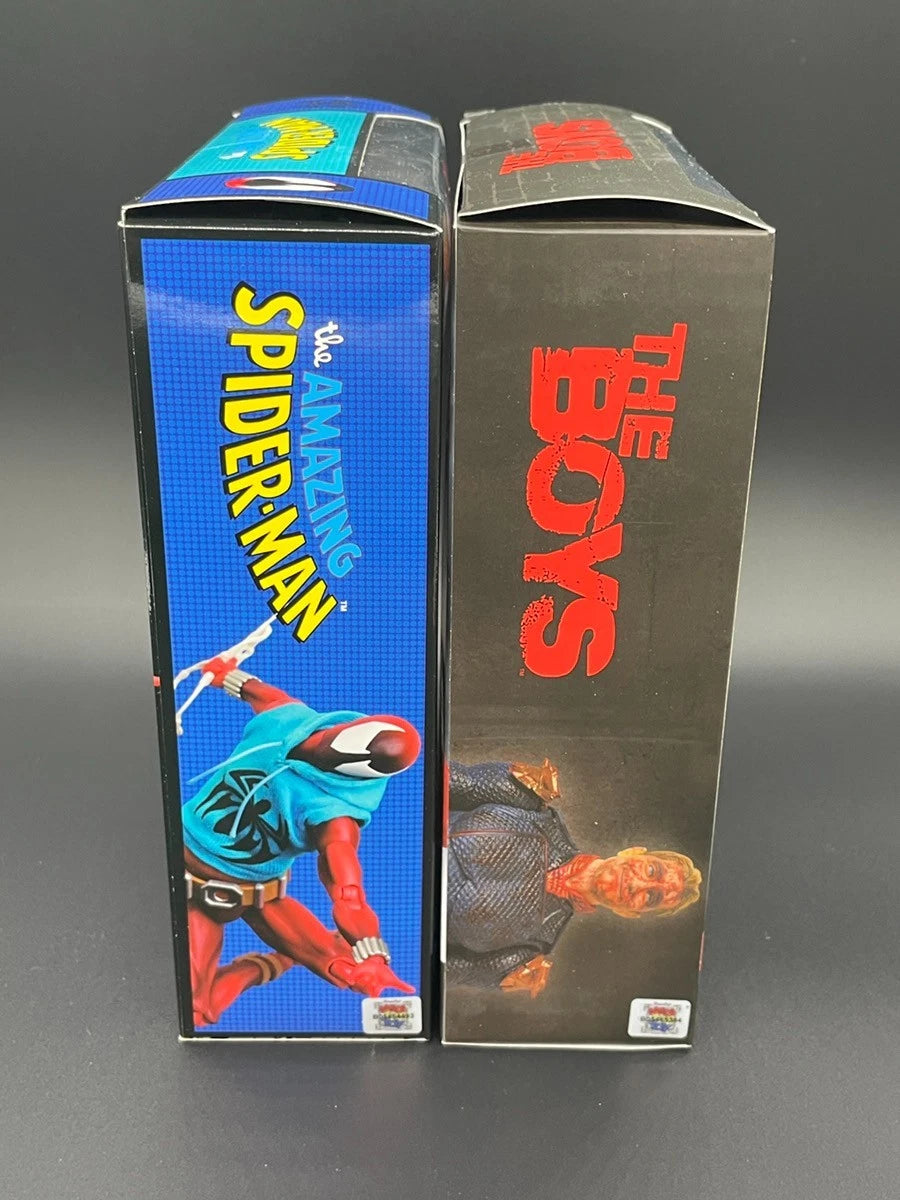 MAFEX Scarlet Spider Ver.2.0 & Homelander Blood Splatter Ver. No.269 Figures