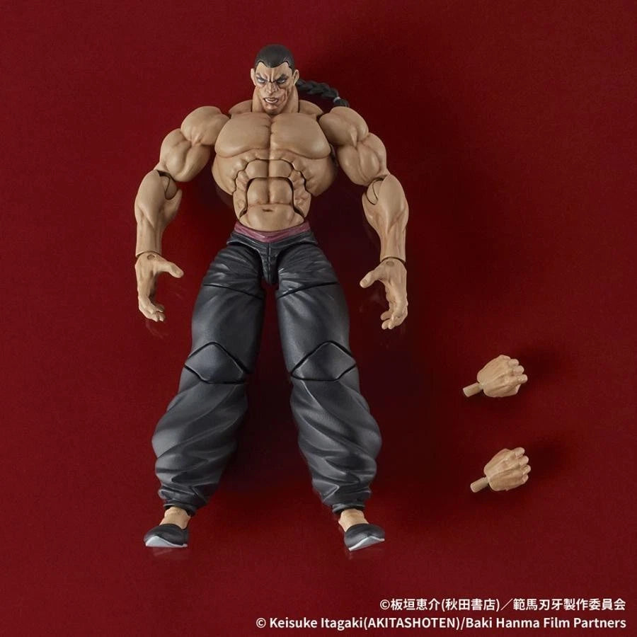 Authentic DIG DIGACTION Baki Hanma Retsu Kaioh Action Figure Japan