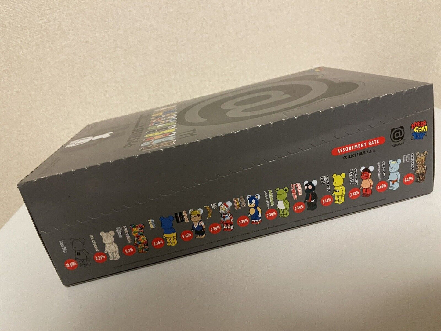 Medicom Toy series 46 bearbrick Be@rbrick Case of 24pcs × 1 BOX