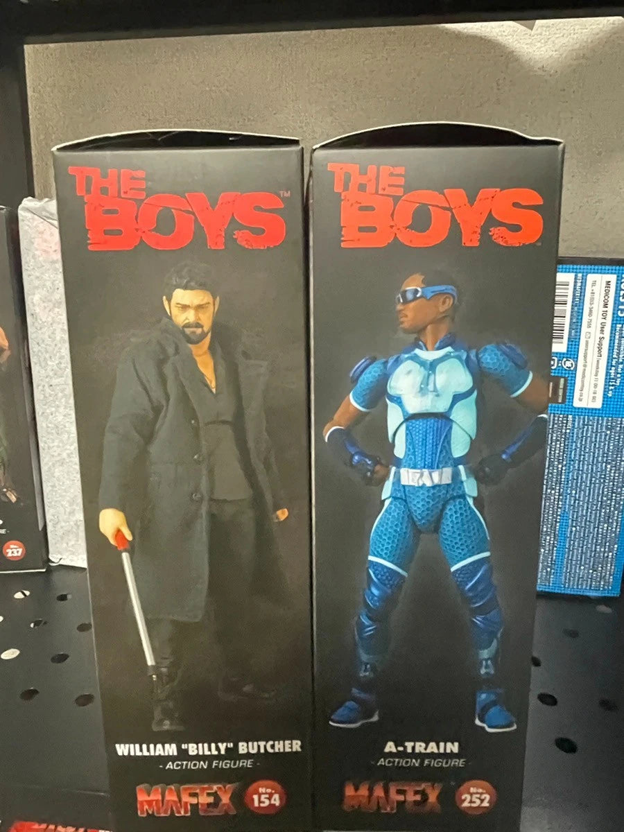 MAFEX The Boys Billy Butcher & A-Train Action Figure Set No.154 No.252 Japan