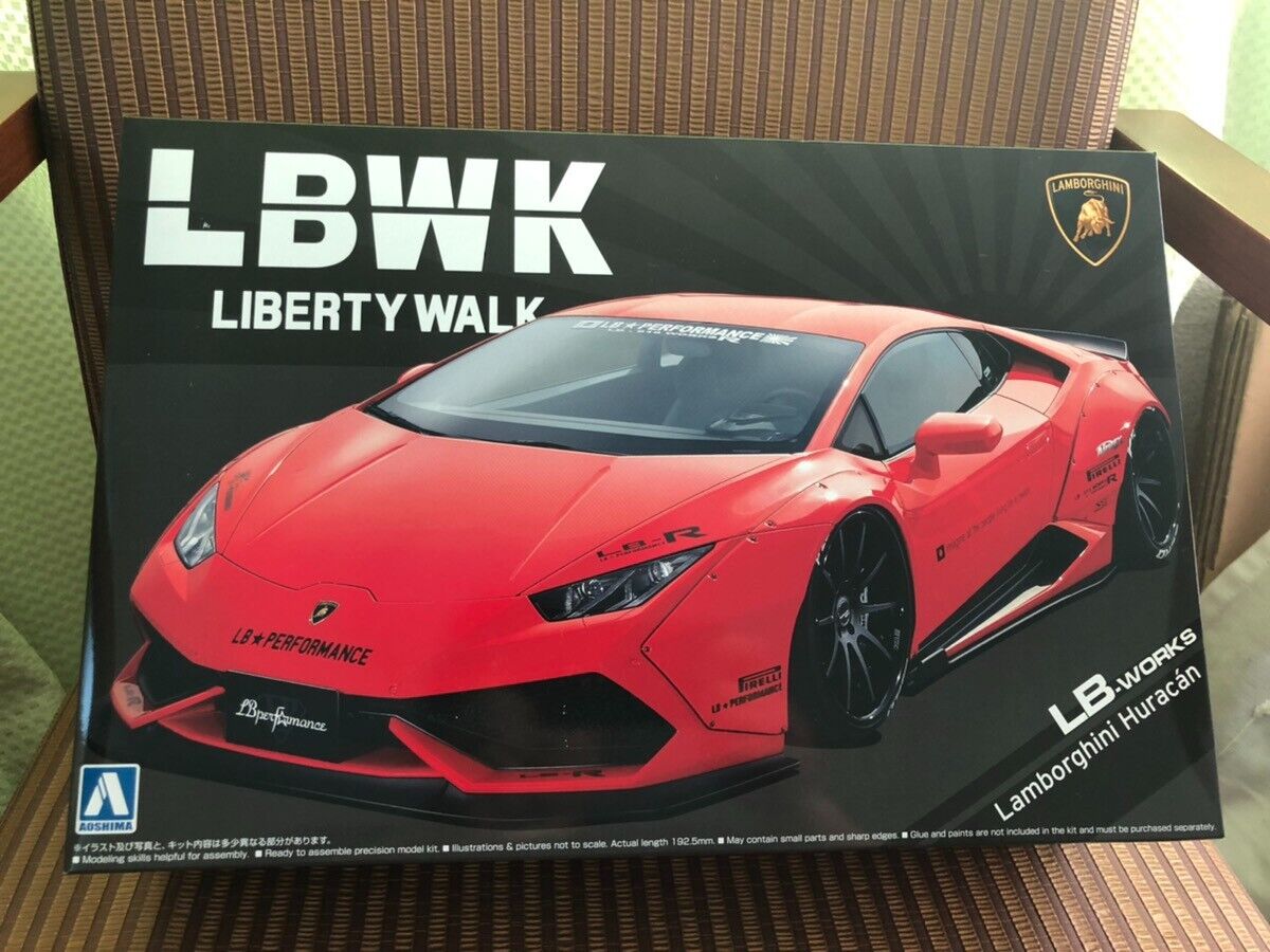 1/24 Liberty Walk No.15 LB Works Lamborghini Huracan Ver.1 Model Kit