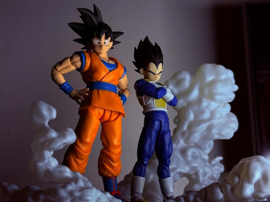 TAMASHII NATIONS S.H.Figuarts Vegeta & Son Goku Dragon Ball DAIMA Action Figure