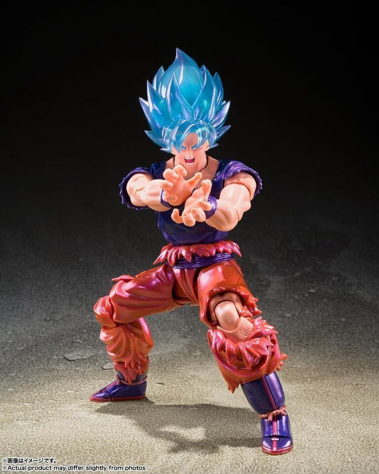 S.H.Figuarts Super Saiyan God SS Son Goku Kaio-ken Figure V-jump