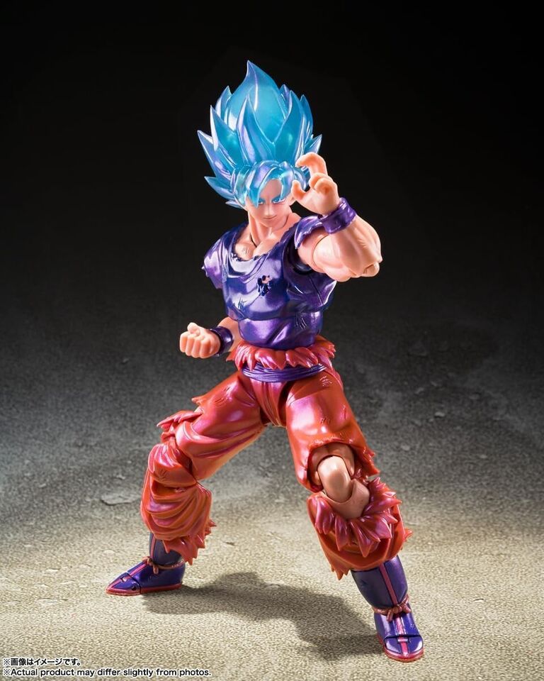 S.H.Figuarts Super Saiyan God SS Son Goku Kaio-ken Figure V-jump