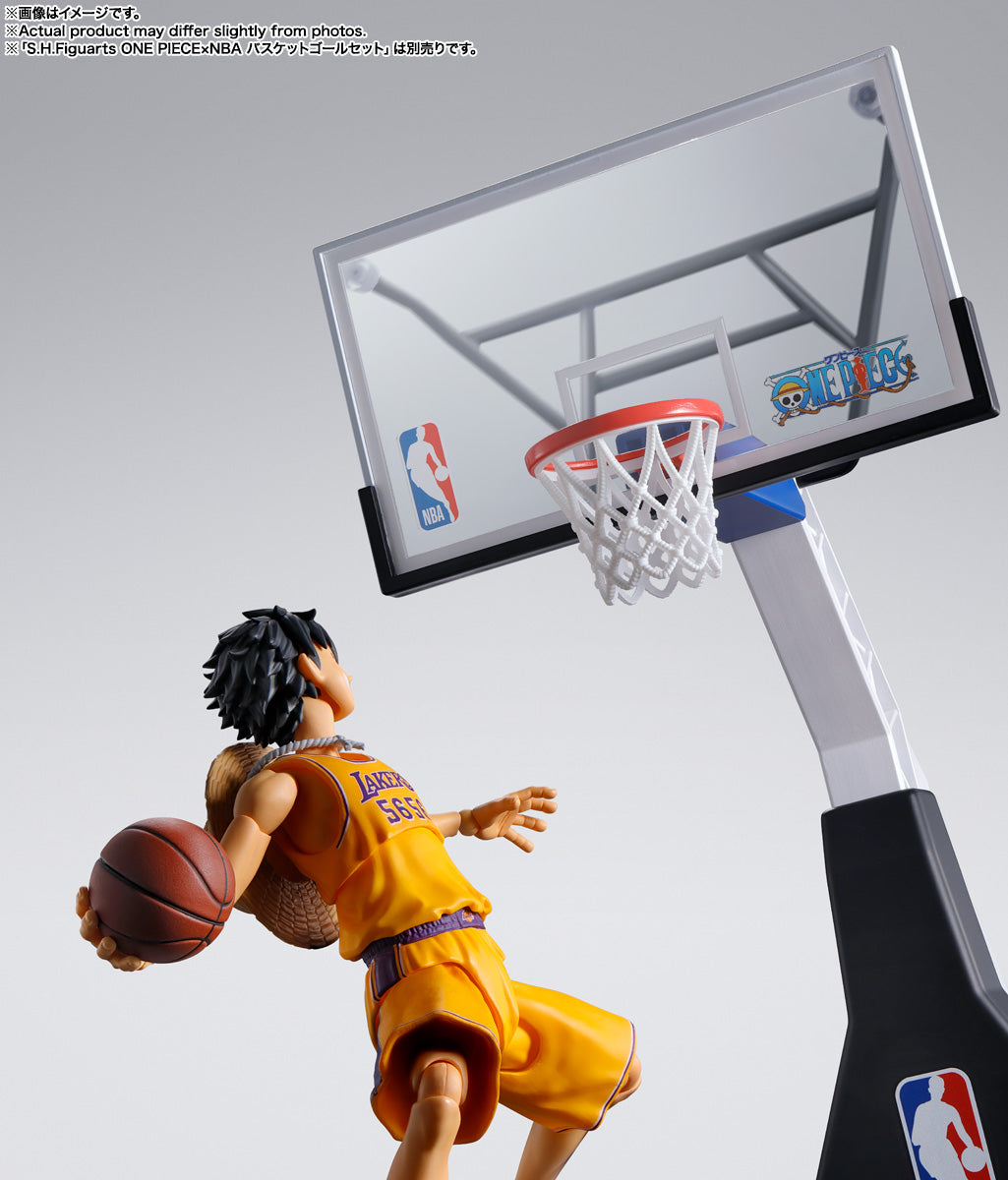 Bandai S.H.Figuarts ONE PIECE NBA Monkey D Luffy Los Angeles Lakers Figure Japan
